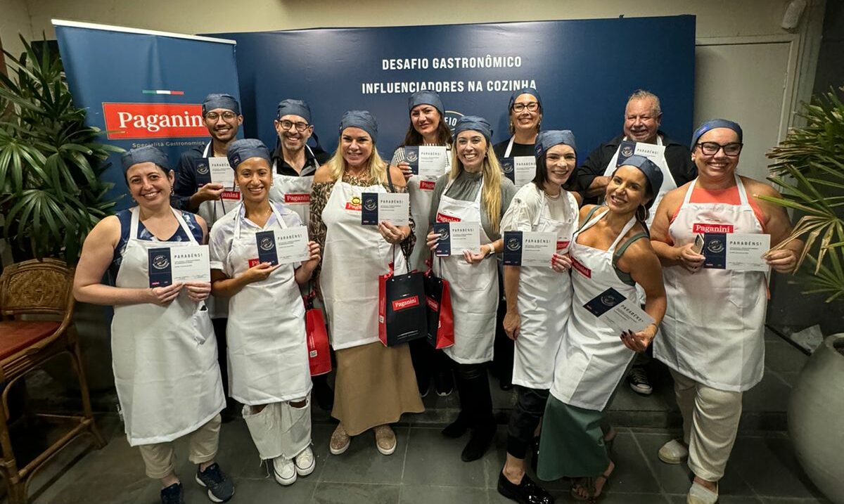 Paganini e Centro Europeu promovem “Desafio Gastronômico: influenciadores na cozinha”