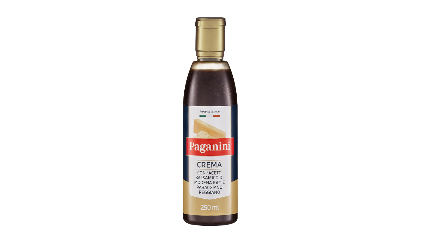 Paganini lança Creme de aceto balsâmico ao Parmigiano Reggiano