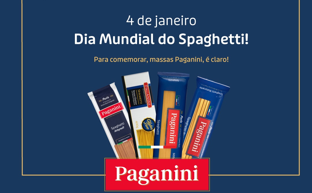 Spaghetti Paganini: tradicional, integral, sem glúten e Ristorante